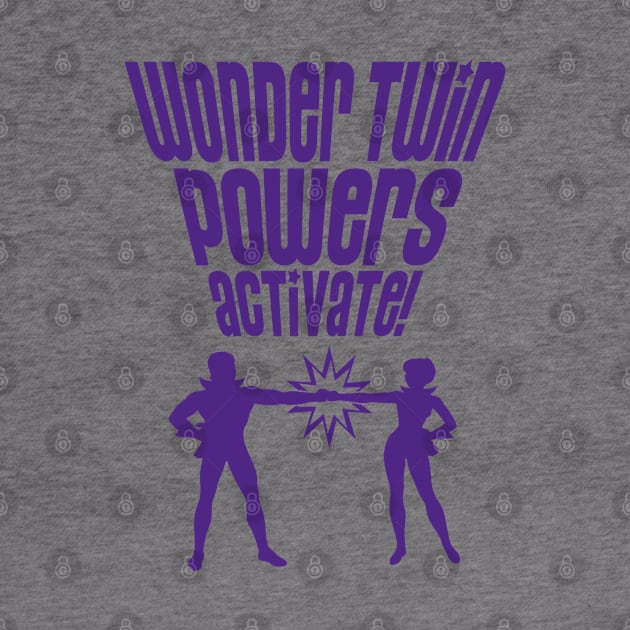 WONDER TWINS - Groovy tie dye by ROBZILLA